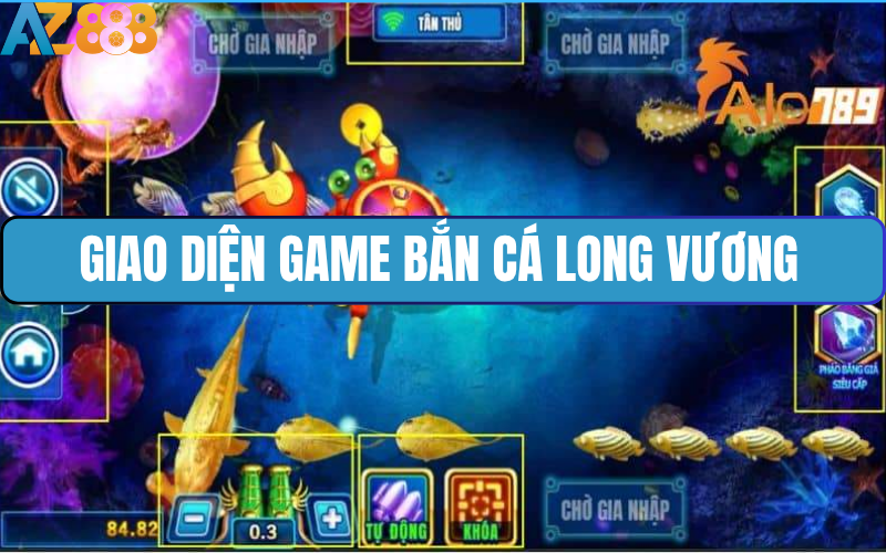 Bắn Cá Long Vương sở hữu giao diện dễ thao tác và tính năng hiện đại